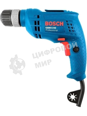 Дрель Bosch GBM 6 RE 0601472600, 350 Вт, сетевая, безударная