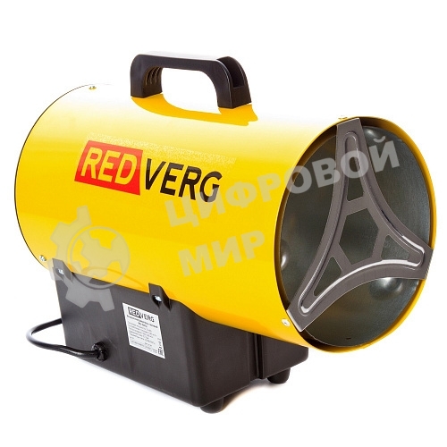 Тепловая пушка газовая RedVerg RD-GH12 1200Вт желтый/черный