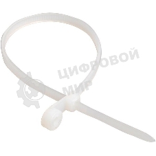Хомут кабельный ИЭК UHH40-4-150-100 3.5х150 нейл. белый с отвер. для креп. ХОК (уп. 100 шт)