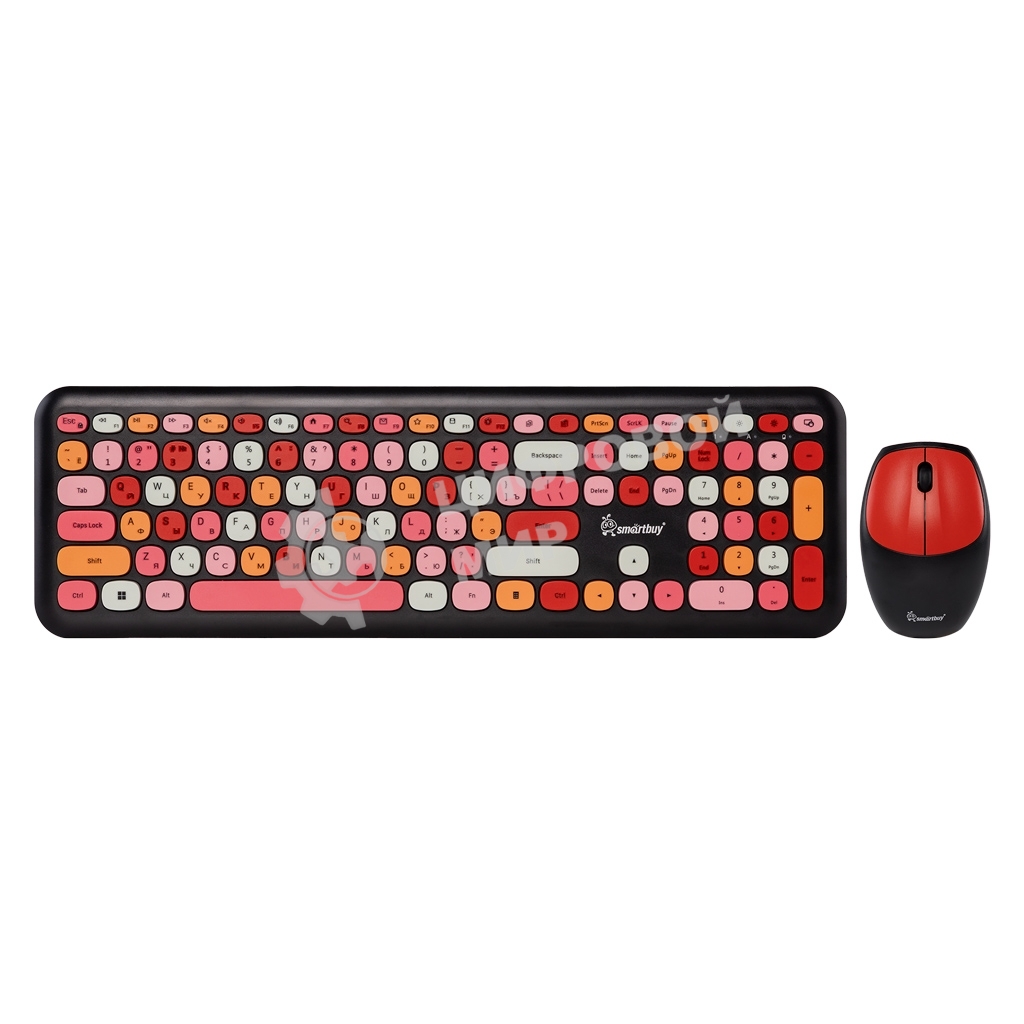 Комплект клавиатура+мышь Smartbuy (SBC-666395AG-K) 666395 черный