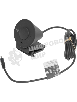 Веб-камера Logitech Brio 300 1920x1080, 30 кадр/с, USB Type-C, микрофон (шумоподавление), автоматическая фокусировка, автоосвещение, универсальное крепление