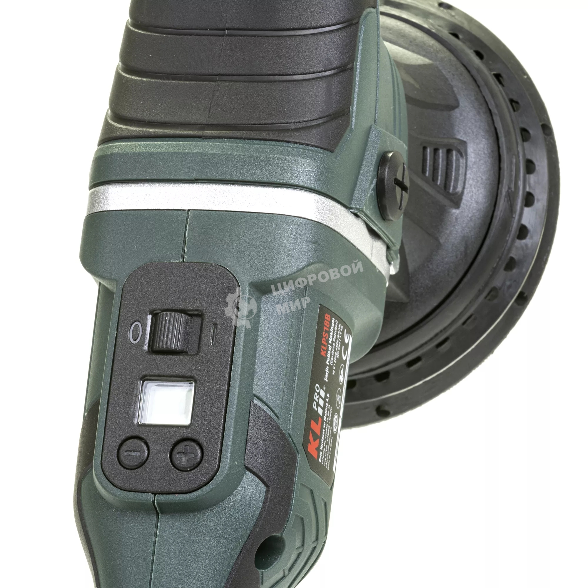 Профессиональная полировальная машина бесщеточная 125 мм KLPRO KLPS18B-00 (18 В) без ЗУ и АКБ