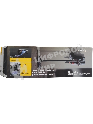 Пылесос вертикальный Deerma DEM-T50W серый/черный/красный, питание от аккумулятора, 420 Вт, уборка сухая, пылесборник 0.4 л