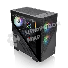 Компьютерный корпус Thermaltake Divider 170 TG ARGb/Black CA-1S4-00S1WN-00/Win/SPCC/Tempered Glass*1/120мм ARGb PWM Fan*2