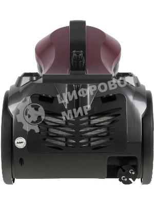 Пылесос BBK BV 1502 черный/темная вишня, 300/1600 Вт, уборка сухая, пылесборник контейнер 2 л