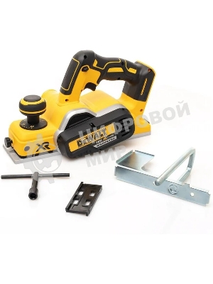 Аккумуляторный бесщеточный рубанок XR DeWalt DCP580N-XJ черный/желтый