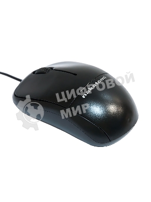 Мышь проводная Nakatomi MON-05U черный, 1000 dpi, USB, кнопки - 3