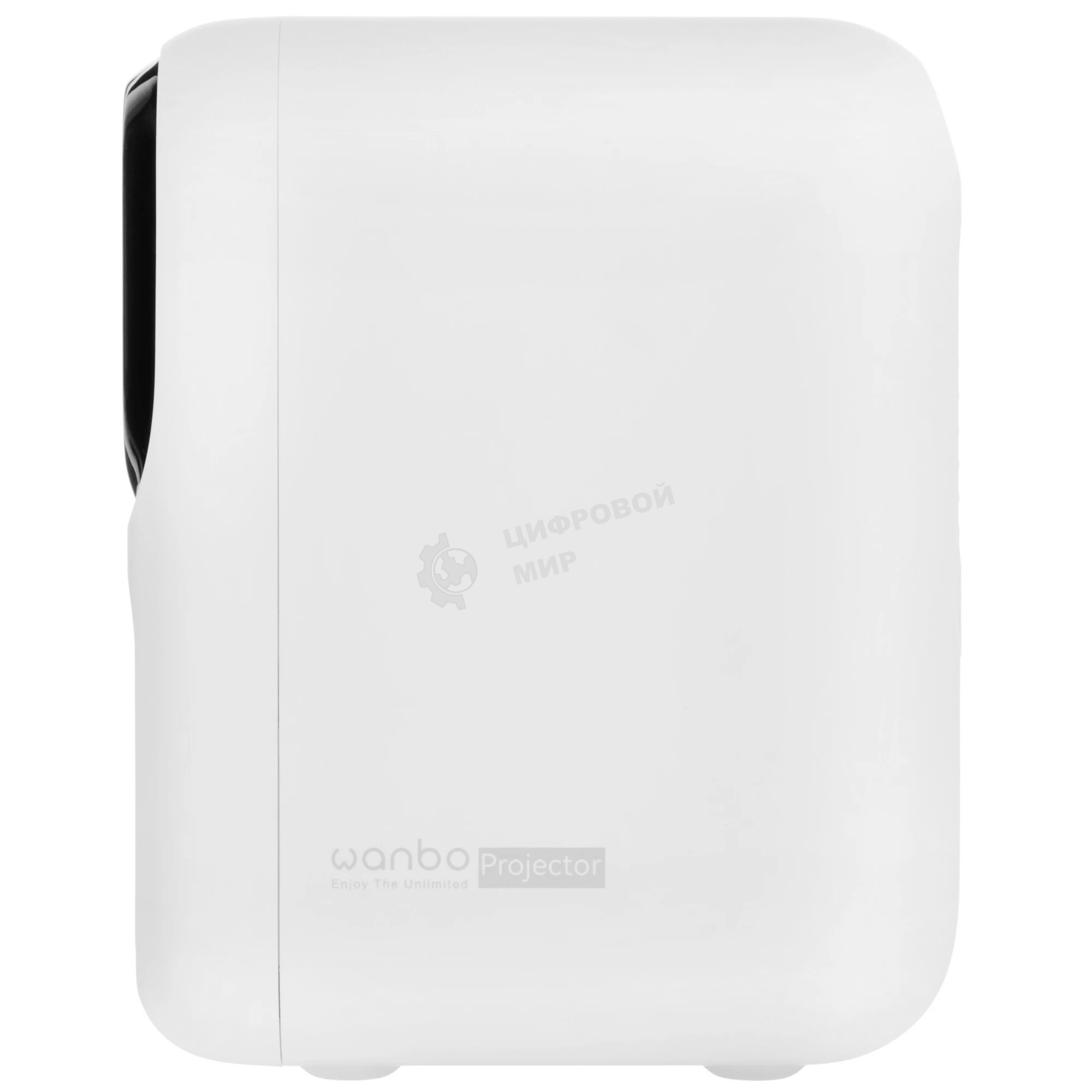 Проектор Wanbo Projector Dali 1 белый (LCD, 1280x720, 350Lm, 1.1:1, 1500:1, Smart TV, Android 9.0, 1+8Gb, HDMI, USB, Wi-Fi, BT) (6970885350542)