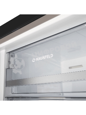 Морозильная камера MAUNFELD MFFR186NFDS Slim Inverter, нержавеющая сталь, 242л, 7 ящиков