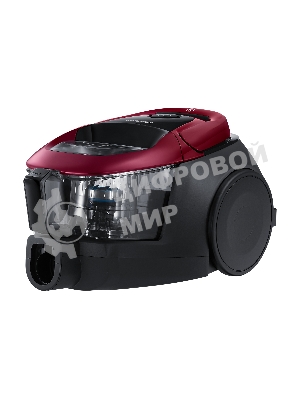 Пылесос Samsung VC18M31A0HP/EV бордовый/черный, 380/1800 Вт, уборка сухая, пылесборник контейнер 2 л