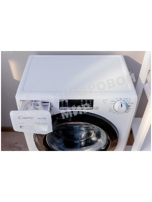 Стиральная машина Candy Smart Pro Inverter CSO4 276TWMB-07 белый, загрузка фронтальная 7 кг, 1200 об/мин., класс: А