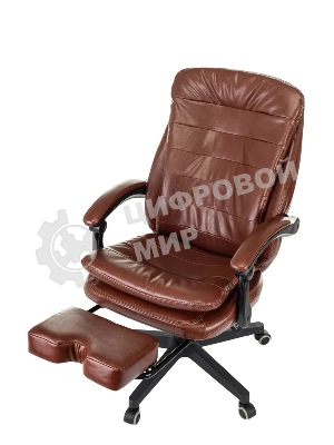 Кресло Бюрократ T-9950MSG-F/BROWN-PU коричневый, экокожа