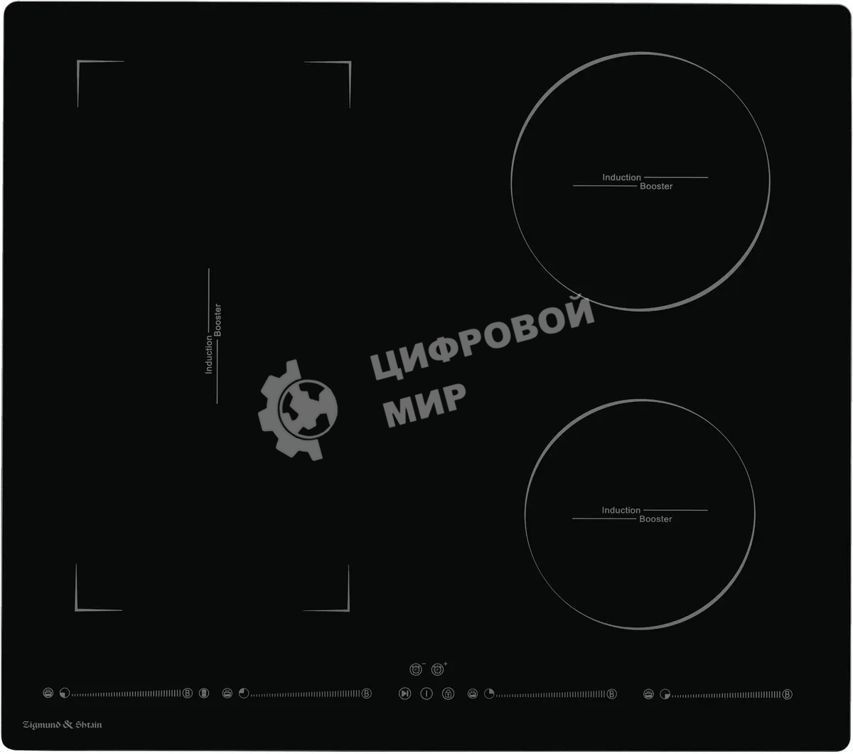 Индукционная варочная панель Zigmund & Shtain CIS 032.60 BX Hi-Light, независимая, черный