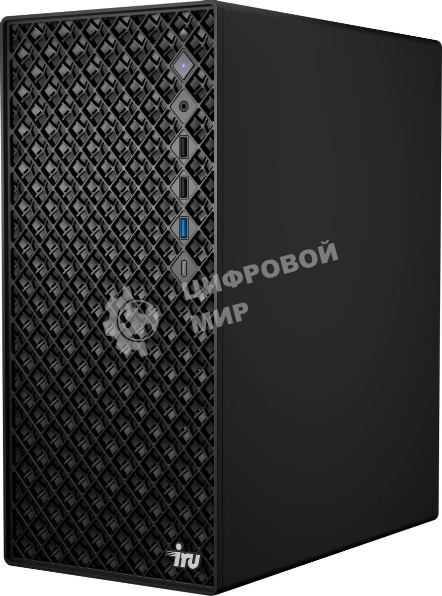 Компьютер IRU Tactio 520B6SB MT Ryzen 5 8600G (4.3) 16Gb SSD 512Gb RGr FreeDOS 2.5xGbitEth 450W черный (RUS) (2116631)