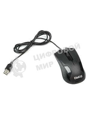 Мышь проводная Dialog Pointer MOP-08U черный, 800 dpi, USB, кнопки - 3
