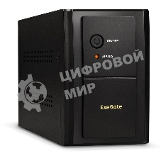Источник бесперебойного питания ExeGate SpecialPro UNB-2200.LED.AVR.EURO.RJ 2200VA/1300W, LED, AVR, 4 евророзетки, RJ45/11, черный