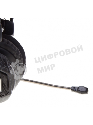 Гарнитура Oklick HS-L500G зелёный/чёрный, проводная, USB/3.5 мм