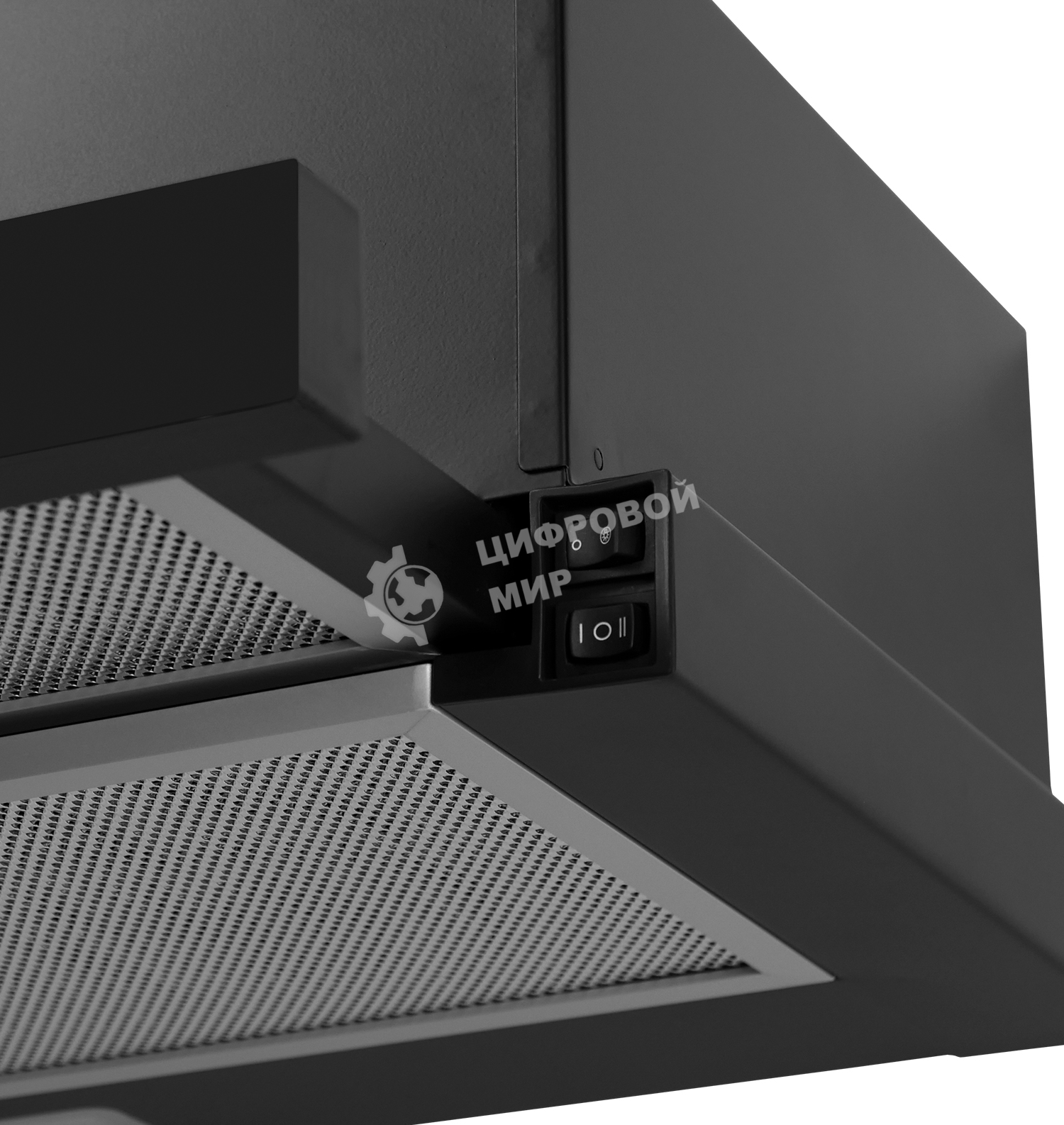 Вытяжка встраиваемая LEX Hide 500 черный, 50 см, 550 куб. м/ч, 42 дБ