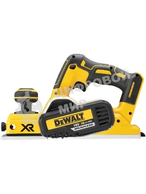 Аккумуляторный бесщеточный рубанок XR DeWalt DCP580N-XJ черный/желтый