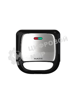 Сэндвичница MAXVI SM751S silver-black