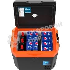 Холодильник автомобильный Бирюса НС-38P7 оранжево-черный