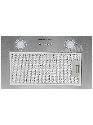 Вытяжка встраиваемая Zigmund & Shtain K 018.5 S нержавеющая сталь, 50 см, 660 куб. м/ч, 58.6 дБ