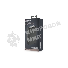 Портативный аккумулятор OLMIO QX-20, 20000mAh, 22.5W, QuickCharge3.0/PowerDelivery, LCD, графитовый