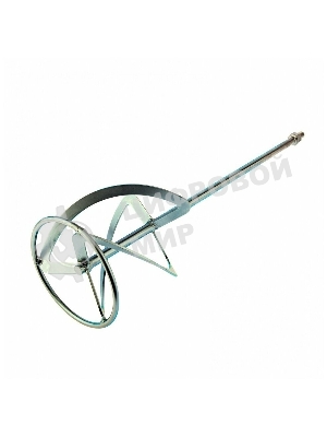 Насадка для миксера Сибртех, для тяжелых растворов,160 х 590 мм, оцинкованная,хвостовик резьба М14