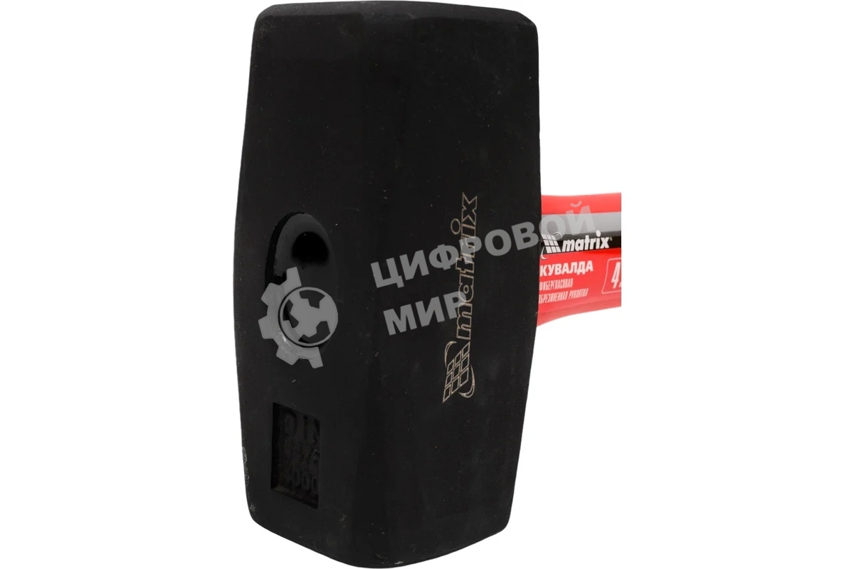 Кувалда Matrix 10976 4 кг, фибергласовая обрезиненная рукоятка 600 мм