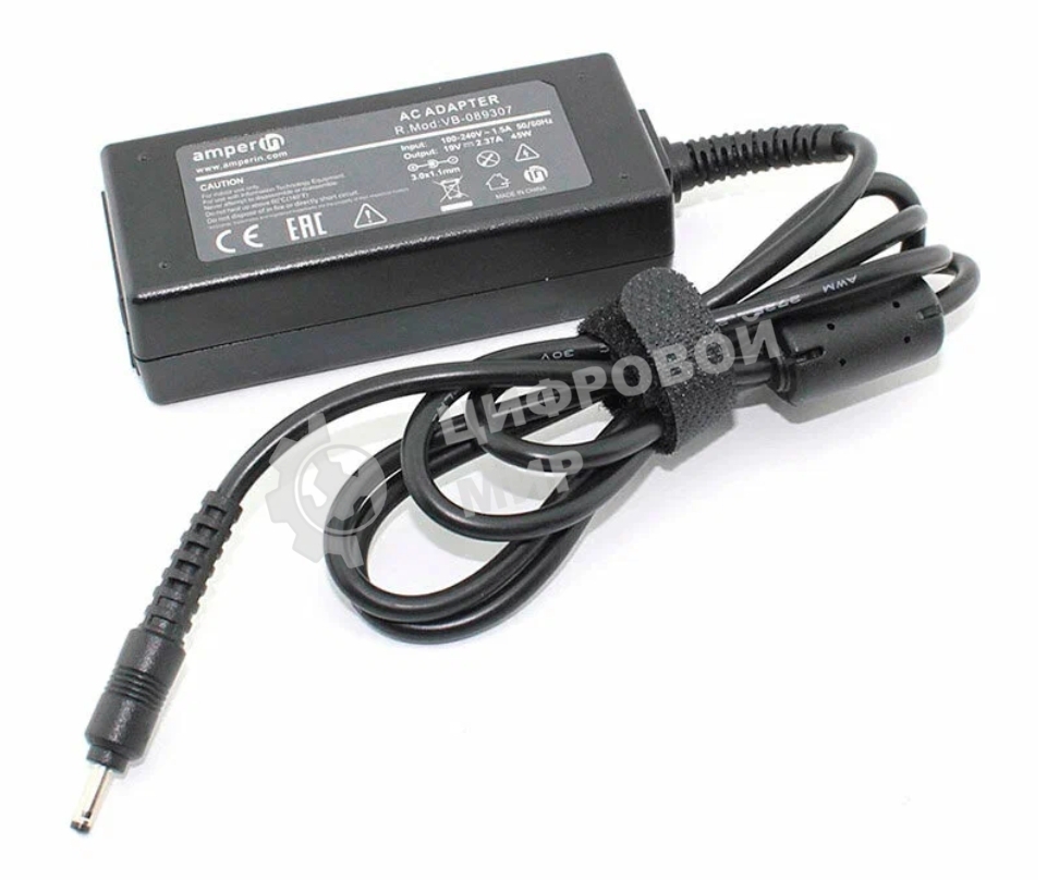 Блок питания (сетевой адаптер) Amperin AI-AC45 для ноутбуков Acer 19V 2.37A 45W 3.0x1.1мм