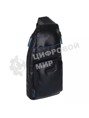Рюкзак слинг Piquadro Blue Square Revamp CA5577B2V/BLU, кожа, синий