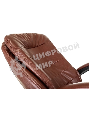 Кресло Бюрократ T-9950MSG-F/BROWN-PU коричневый, экокожа