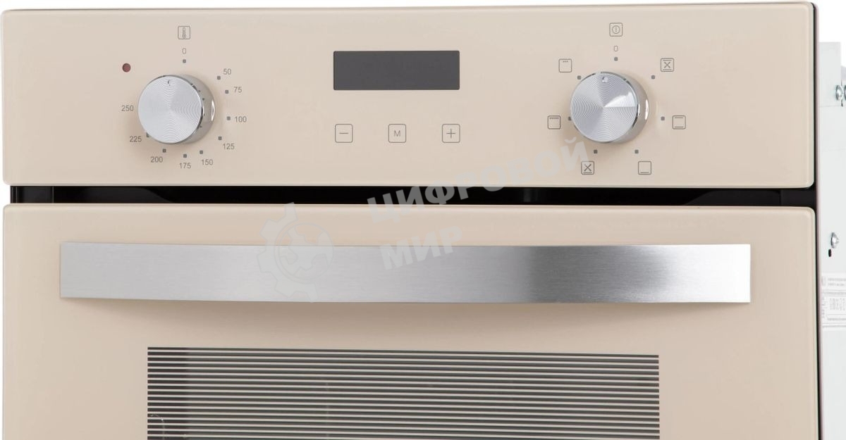 Шкаф духовой электрический Maunfeld EOEM516BG, 45 см, 51 л, бежевый, встраиваемый