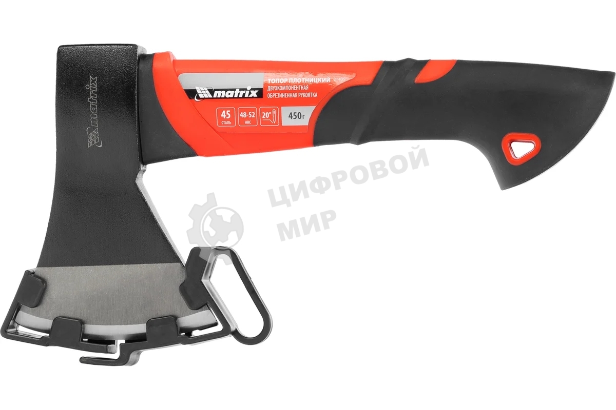Топор Matrix 450 г, эргономичная фибергласовая рукоятка, 275 мм