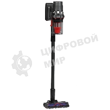 Пылесос вертикальный Deerma DEM-T50W серый/черный/красный, питание от аккумулятора, 420 Вт, уборка сухая, пылесборник 0.4 л