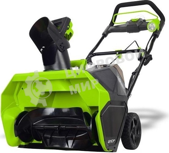 Снегоуборщик аккумуляторный GreenWorks GD40ST, 40V, 51 см, бесщеточный, без АКБ и ЗУ (2600007)