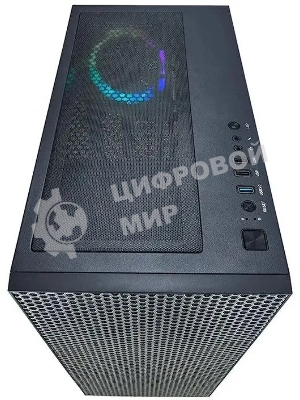 Компьютерный корпус Azza Hive черный без БП ATX 8x120мм 5x140мм 2xUSB 2.0 1xUSB 3.0 audio bott PSU