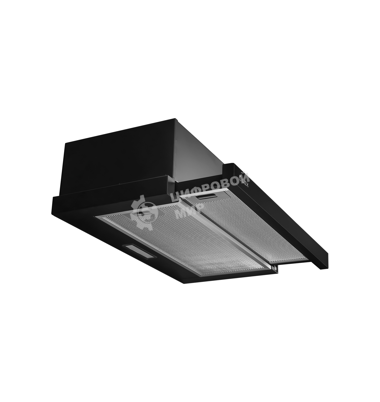 Вытяжка встраиваемая LEX Hide 500 черный, 50 см, 550 куб. м/ч, 42 дБ
