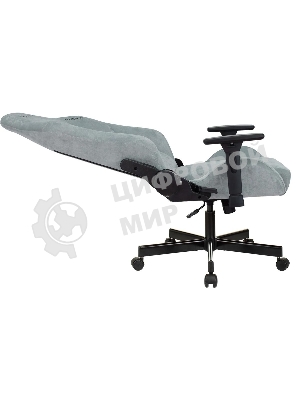 Кресло игровое Бюрократ Knight N1 Fabric серо-голубой Light-28 с подголов. крестовина металл