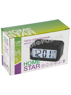 Часы электронные Homestar HS-0110 черный 104305