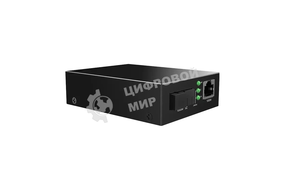 Медиаконвертер одномодовый Tenda TFC300B, RJ-45x1 Гбит/с, SCx1 Гбит/с, до 3 км