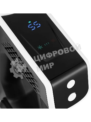 Пылесос вертикальный Kitfort КТ-5393 черный/серебристый, питание от аккумулятора, 125 Вт, уборка сухая, пылесборник 1 л