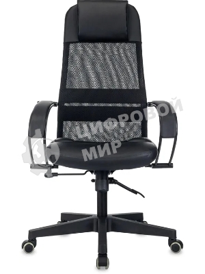 Кресло эргономичное Бюрократ CH-NOVA LUX черный сетка/ткань крестов. пластик