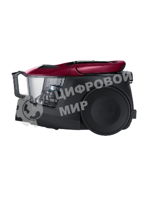 Пылесос Samsung VC18M31A0HP/EV бордовый/черный, 380/1800 Вт, уборка сухая, пылесборник контейнер 2 л