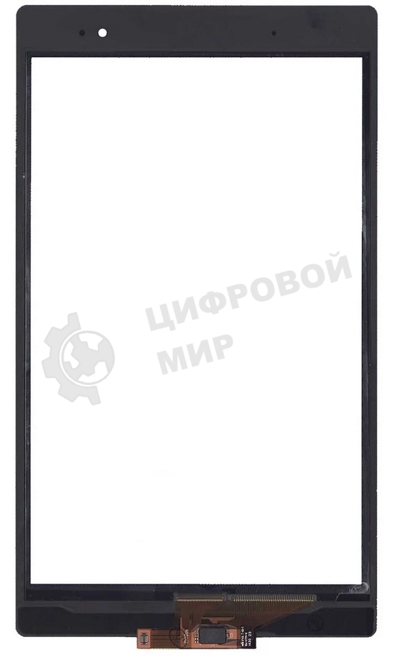 Сенсорное стекло (тачскрин) для Sony Xperia Tablet Z3 Compact, черное