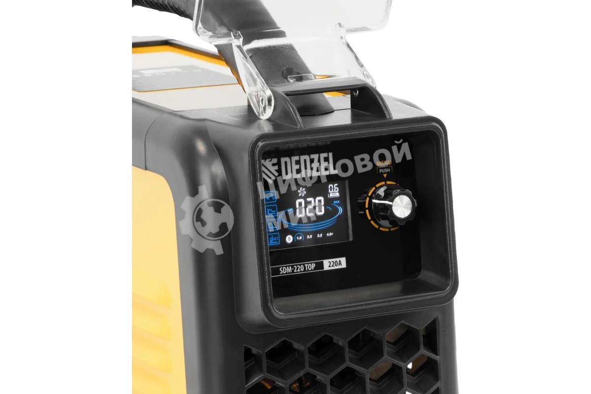 Аппарат инвертор. дуговой сварки Denzel SDM-220 Top, 220 А, ПВ 60% кейс