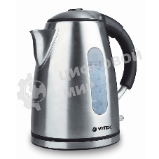 Чайник Vitek VT-7030 ST стальной, 2200 Вт, 1,7 л