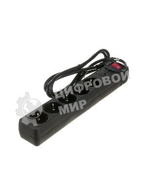 Сетевой фильтр Energenie Сетевой фильтр SPG5-C-5 1.5m 16А черный 