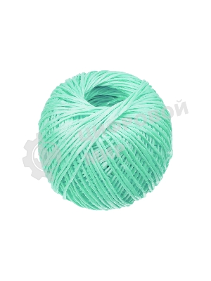 Шпагат полипропиленовый Сибртех 1200 текс, 1,7 мм, L 60 м, Россия, зеленый