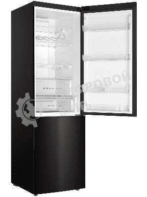 Холодильник Haier C4F740CBXGU1 черный двухкамерный 286/115л морозилка снизу, No Frost